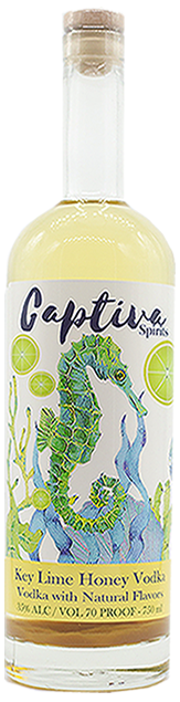 Captiva Spirits Key Lime Honey Vodka