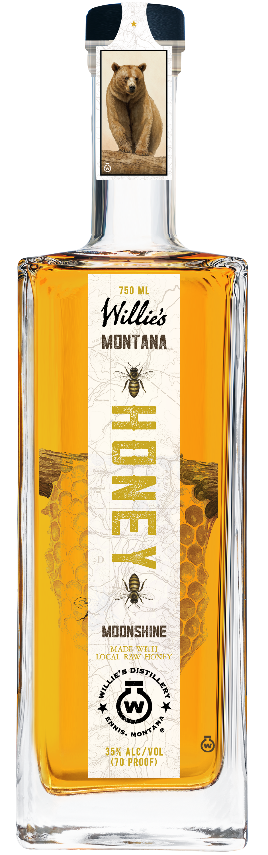 Willie's Montana Honey Moonshine