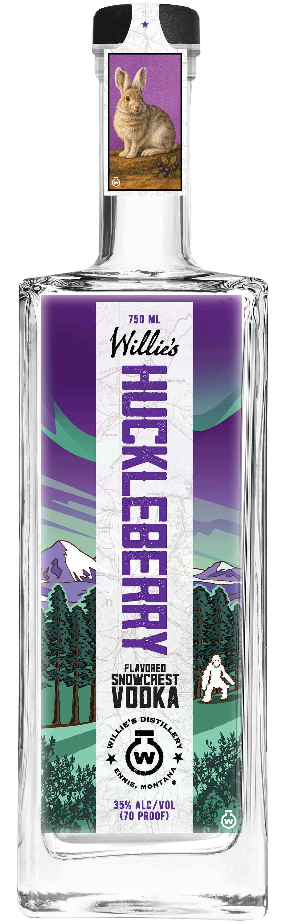 Willie's Snowcrest Huckleberry Vodka