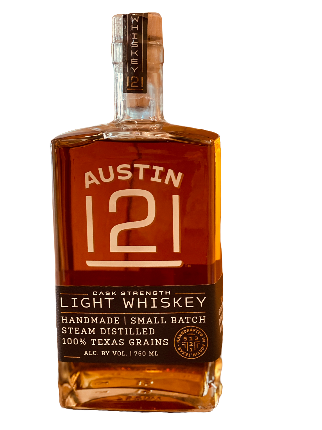 Austin 121 Cask Strength Light Whiskey