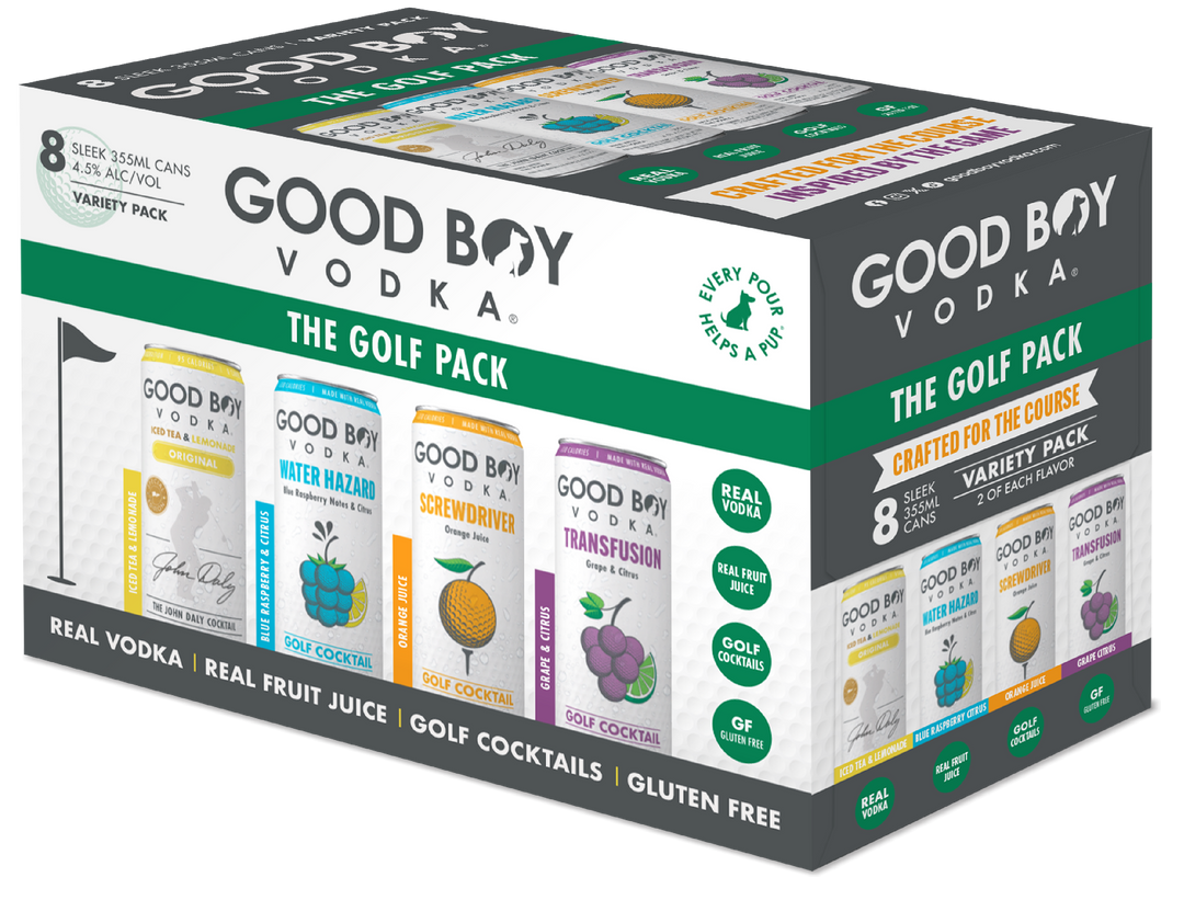 Good Boy Vodka Golf Pack 8pk
