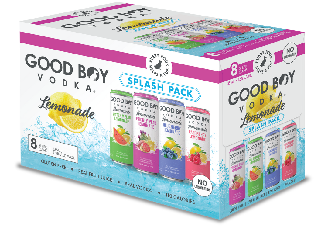 Good Boy Vodka Lemonade Splash Pack 8pk