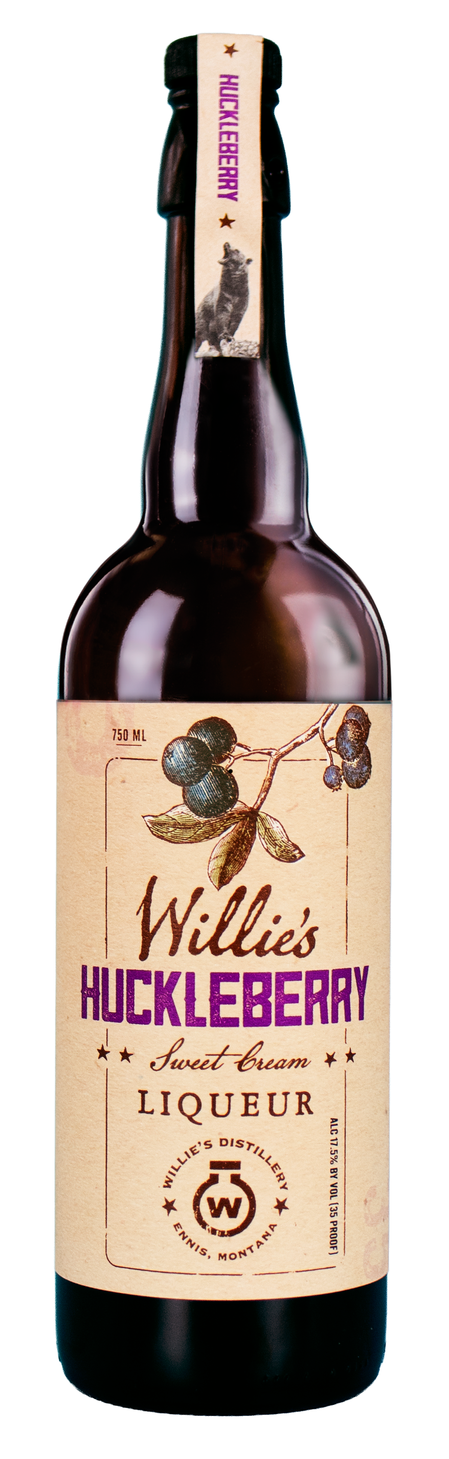 Willie's Huckleberry Cream Liqueur