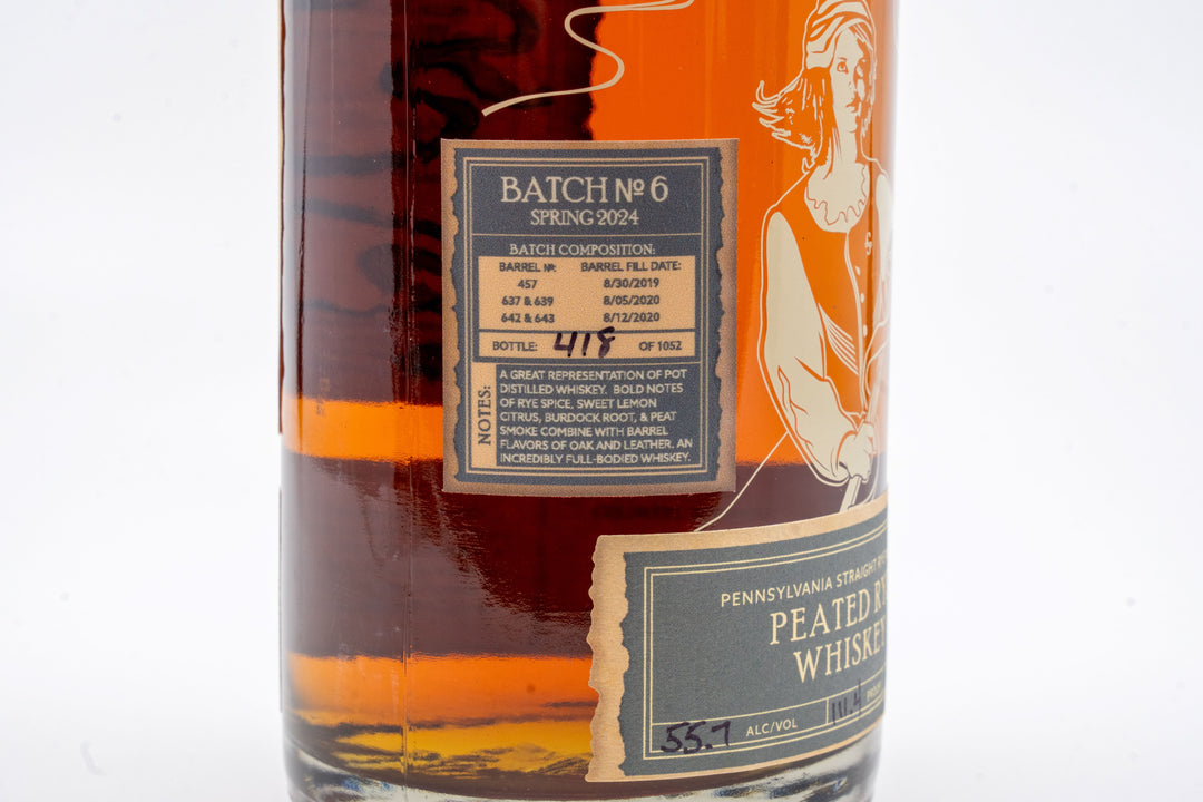 Straight Peated Rye Whiskey - Barrel Proof Batch #7