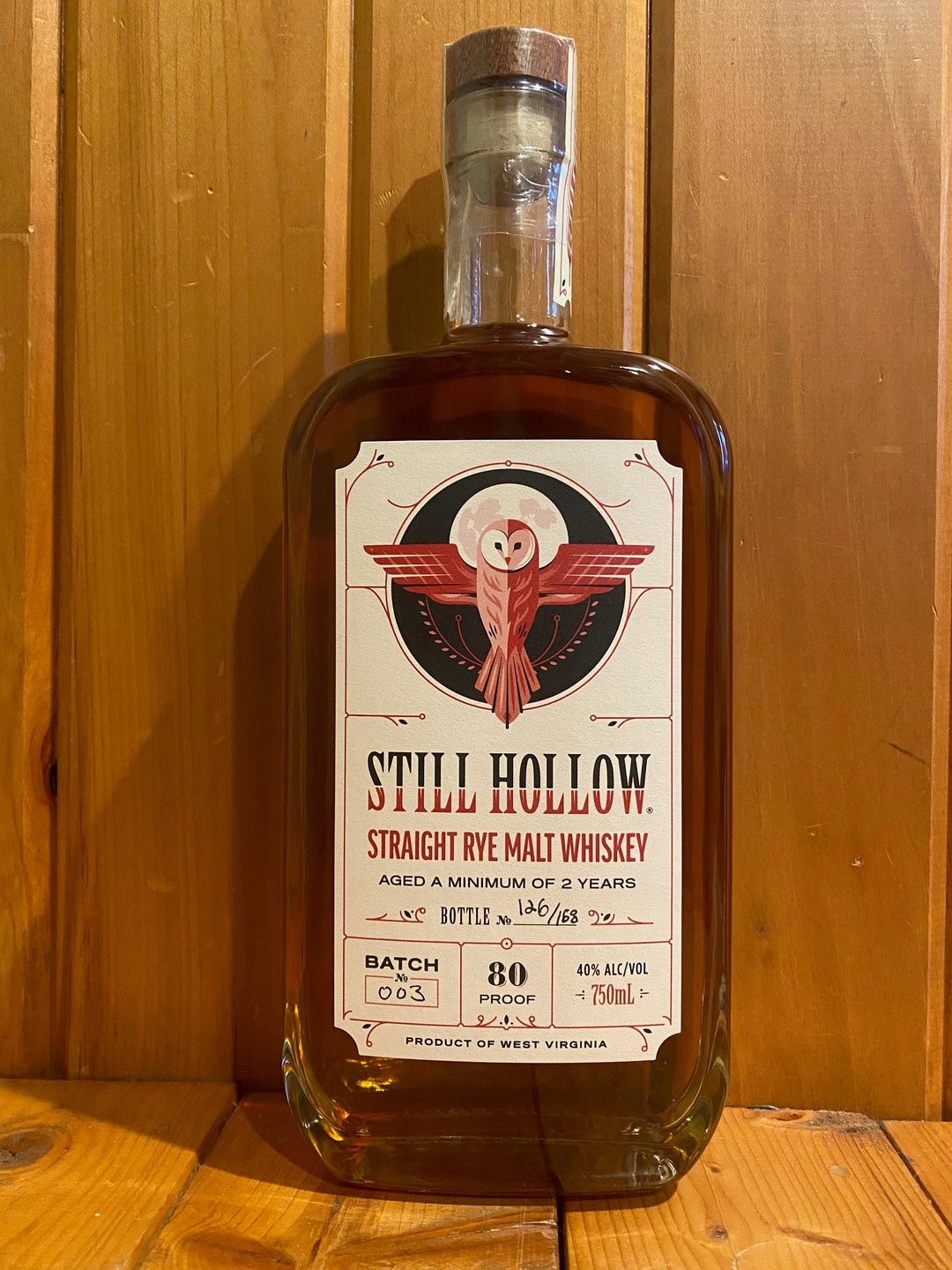 Still Hollow Straight Rye Whiskey