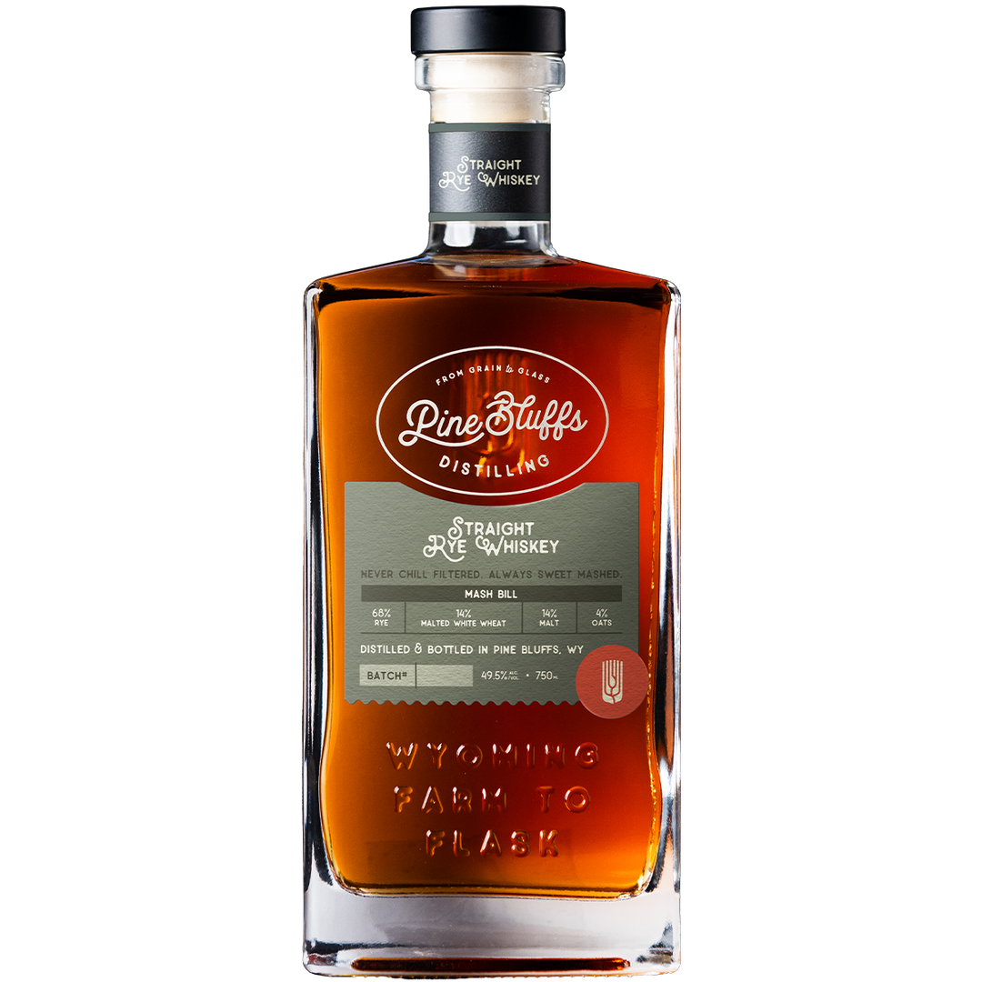Pine Bluffs Straight Rye Whiskey