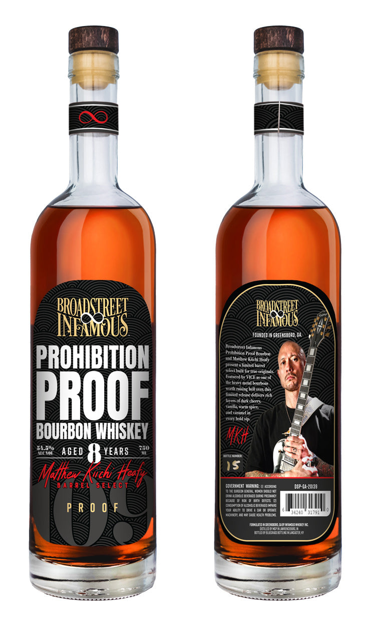 Prohibition Proof, Matthew Kiichi Heafy Barrell Select, 8 year Bourbon Whiskey